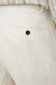 Sisley pantaloni in lino beige 4AGHSF02P.0L8