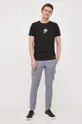 Nohavice Calvin Klein Jeans sivá