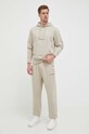 Calvin Klein Jeans spodnie dresowe J30J322925.PPYX beżowy AW23