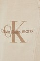 Calvin Klein Jeans spodnie dresowe bawełniane beżowy J30J322929.PPYX