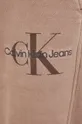 smeđa Pamučni donji dio trenirke Calvin Klein Jeans
