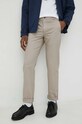 Bruuns Bazaar spodnie bawełniane Arc Raphael BBM1549 beżowy SS23