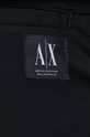 čierna Bavlnené nohavice Armani Exchange