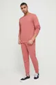 Homewear hlače Tommy Hilfiger roza