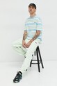 Tommy Jeans pantaloni de trening din bumbac DM0DM16556.PPYX verde SS23