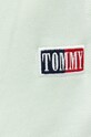 Tommy Jeans spodnie dresowe bawełniane zielony DM0DM16556.PPYX