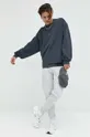 Tommy Jeans pantaloni da jogging in cotone grigio