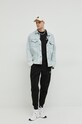 HUGO spodnie dresowe 50485256 czarny SS23