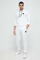 Βαμβακερό παντελόνι HUGO λευκό