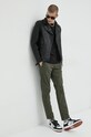Superdry spodnie M7011022A.LO3 zielony SS23