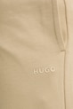Бавовняні спортивні штани HUGO бежевий 50489617