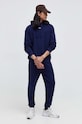 Bavlnené tepláky HUGO 50489617 tmavomodrá AW25