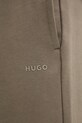 HUGO spodnie dresowe bawełniane zielony 50489617