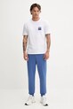 Bavlnené tepláky HUGO 50489617 modrá AW25