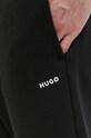 HUGO spodnie dresowe bawełniane czarny 50489617
