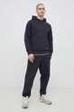 New Balance pantaloni de trening din bumbac MP23551PHM gri SS23