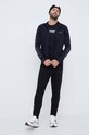 Hummel spodnie dresowe bawełniane 212567 czarny AW23