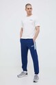 Hummel pantaloni de trening din bumbac 218990 bleumarin SS23