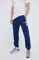 blu navy Hummel pantaloni da jogging in cotone