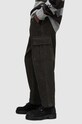 AllSaints pantaloni de catifea cord verde MM013Y