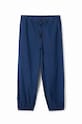 Desigual pantaloni de bumbac 23SMPW05 bleumarin