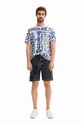 Дънкови къси панталони Desigual черен 23SMDD12