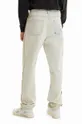 Bombažne hlače Desigual bela