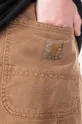 brązowy Carhartt WIP spodnie Single Knee Pant