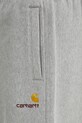 Carhartt WIP spodnie dresowe American Script Jogging Pant szary I027042