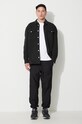 Спортен панталон Carhartt WIP American Script Jogging Pant I027042 черен AW23