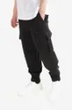 černá Kalhoty Neil Barett Hybrid Workwear Loose Sweatpants Pánský