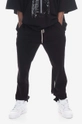 Rick Owens pantaloni de trening din bumbac negru