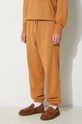 New Balance cotton joggers orange MP23551TOB