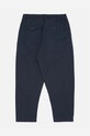 Bavlnené nohavice Universal Works Pleated Track 00134.NAVY tmavomodrá SS23