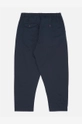 Universal Works cotton trousers Pleated Track navy