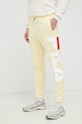 Fila spodnie dresowe Bronte żółty FAU0069.SS23