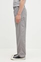 Хлопковые брюки Carhartt WIP Single Knee Pant I031499.2LRGD серый SS25