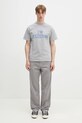 Хлопковые брюки Carhartt WIP Single Knee Pant I031499.2LRGD серый