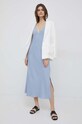 Šaty Calvin Klein K20K205542 modrá SS23