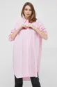 ružová Bavlnené šaty Tommy Hilfiger