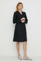 Plátěné šaty Calvin Klein K20K205245.PPYX černá SS23