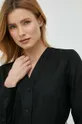 fekete Calvin Klein vászon ruha