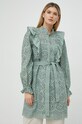Хлопковое платье Bruuns Bazaar Sienna Kandra BBW3197 зелёный SS23