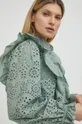 zielony Bruuns Bazaar sukienka bawełniana Sienna Kandra