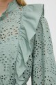 Хлопковое платье Bruuns Bazaar Sienna Kandra BBW3197 зелёный