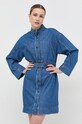 Weekend Max Mara rochie din denim bleumarin 2352211237600
