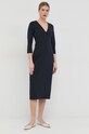 Max Mara Leisure sukienka 2336210634600 granatowy SS23