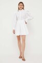 Bavlněné šaty Custommade Jennifer 999370455 bílá SS23