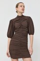 Šaty Notes du Nord Ficca hnedá 12948