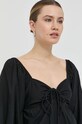 Notes du Nord rochie din bumbac Filippa negru 12960.